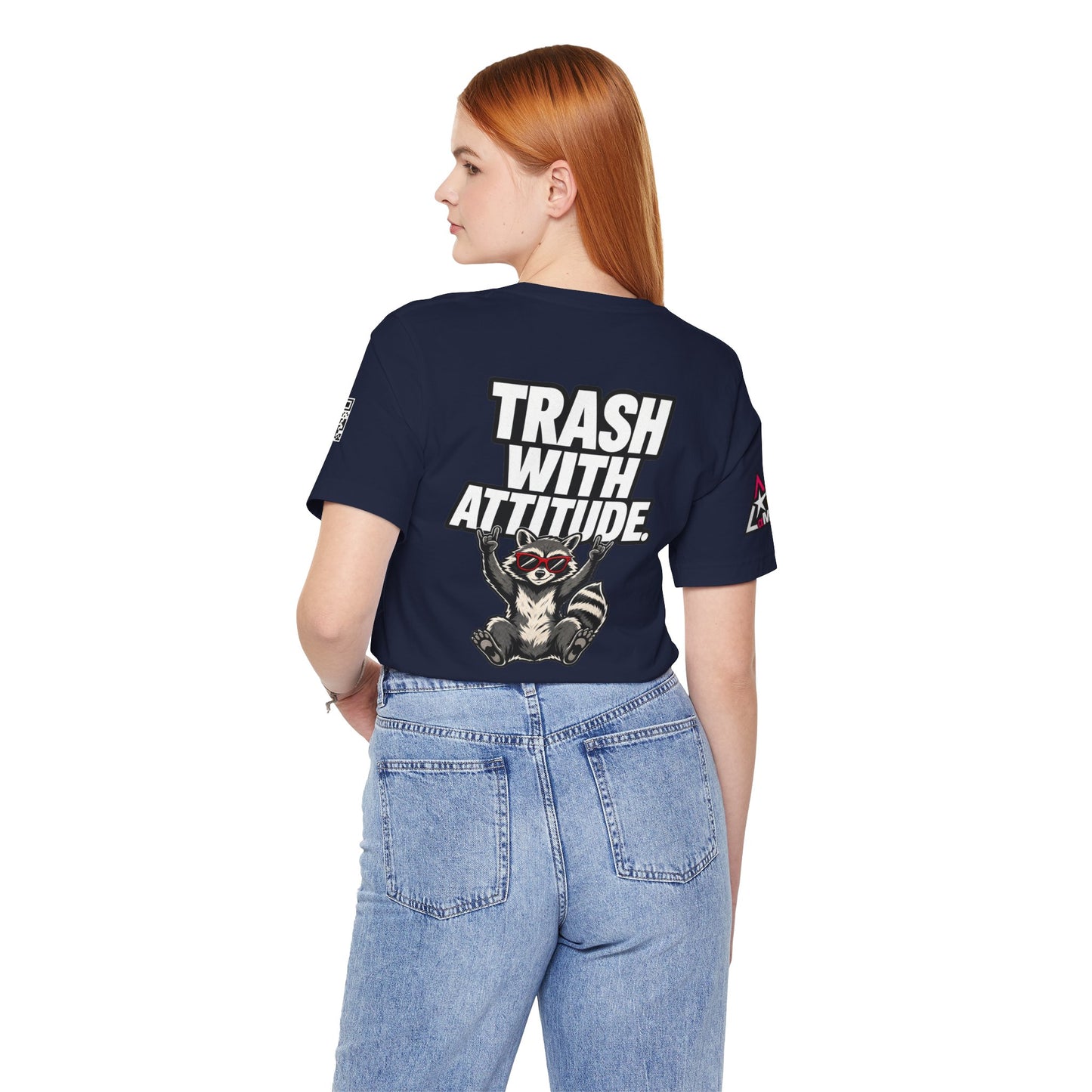 Trash With Attitude – Funny Raccoon Graphic Tee