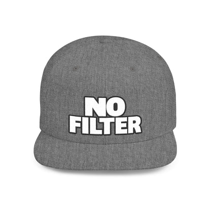 No Filter – Bold Sarcastic Streetwear Snapback