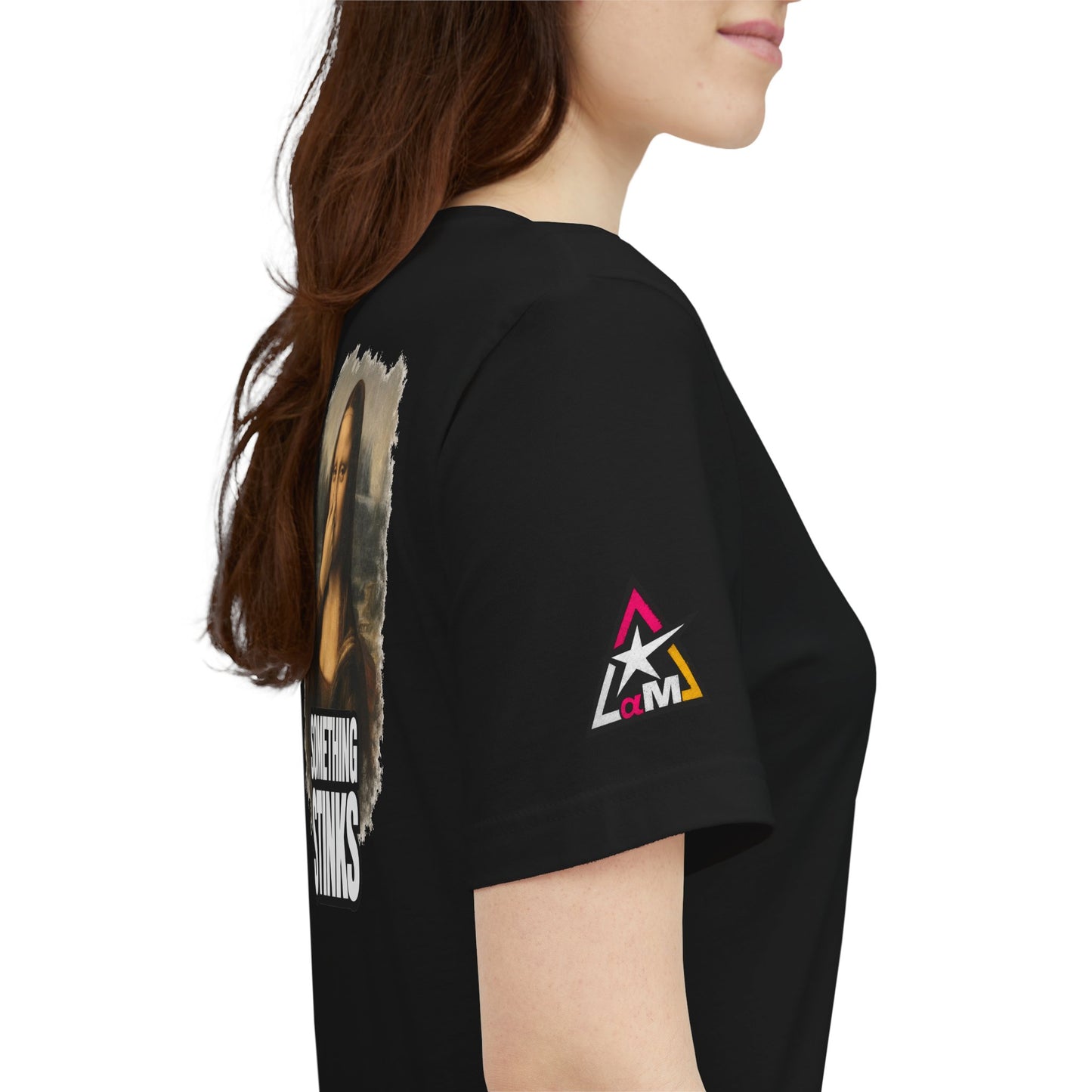 Something Stinks – Funny Mona Lisa Parody Graphic Tee