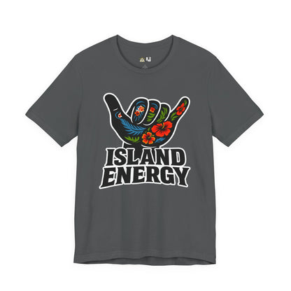 Island Energy Shaka Vibe – Unisex Streetwear Graphic Tee