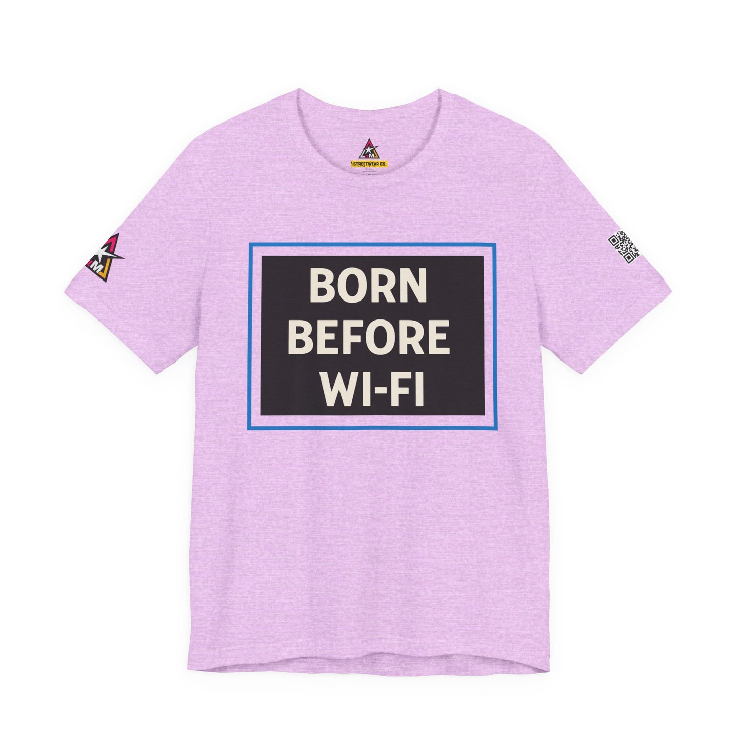 BORN BEFORE WI-FI | Funny Retro Graphic Tee | Gen X & Millennial Streetwear