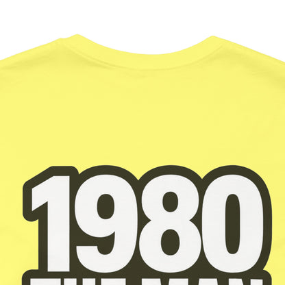 1980 The Man The Myth The Legend Graphic T-Shirt | 1980 Birthday Tee | Vintage Legend Shirt