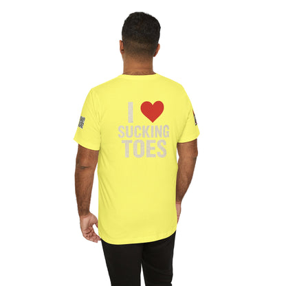 I Love Sucking Toes – Funny Dirty Humor Graphic Tee