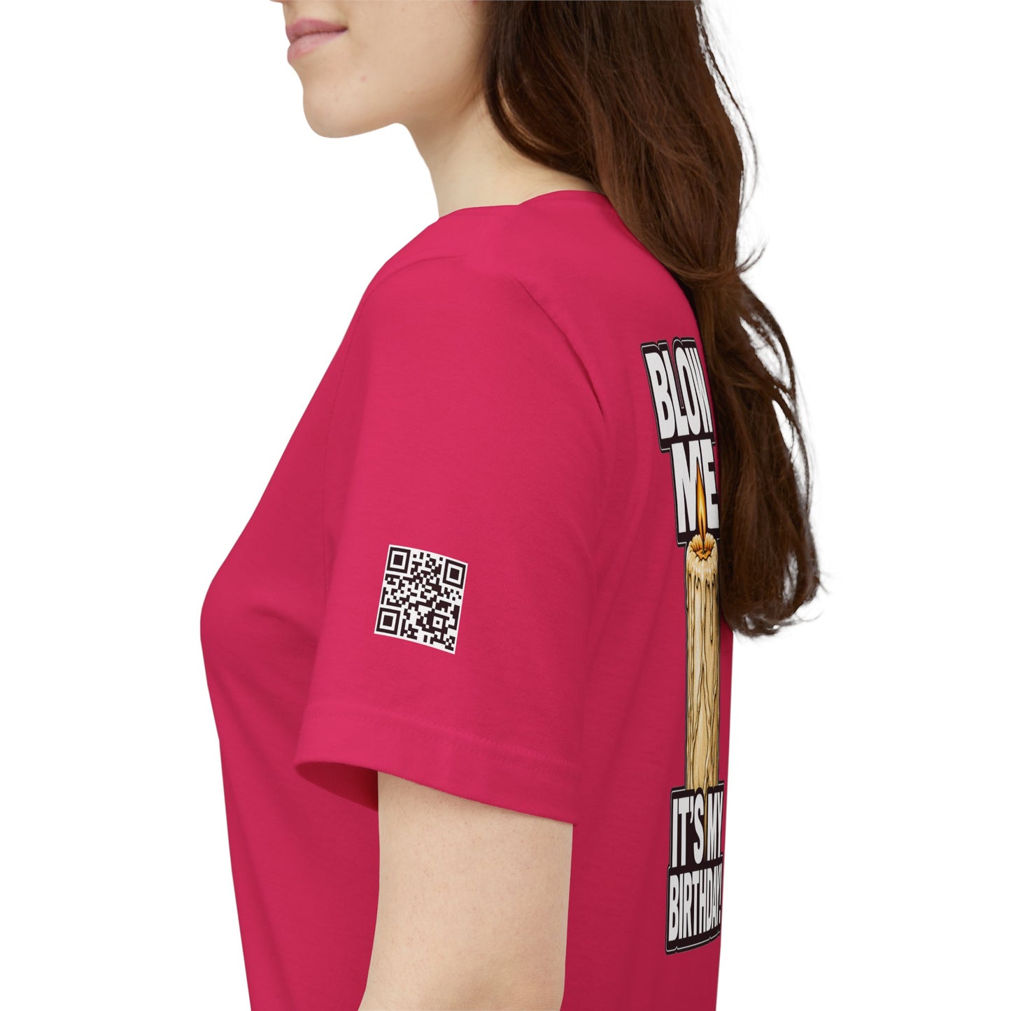 Blow Me, It’s My Birthday – Funny Birthday Candle Graphic Tee