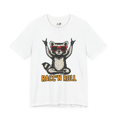 Racc’n Roll Attitude Tee – Unisex Streetwear Graphic Tee