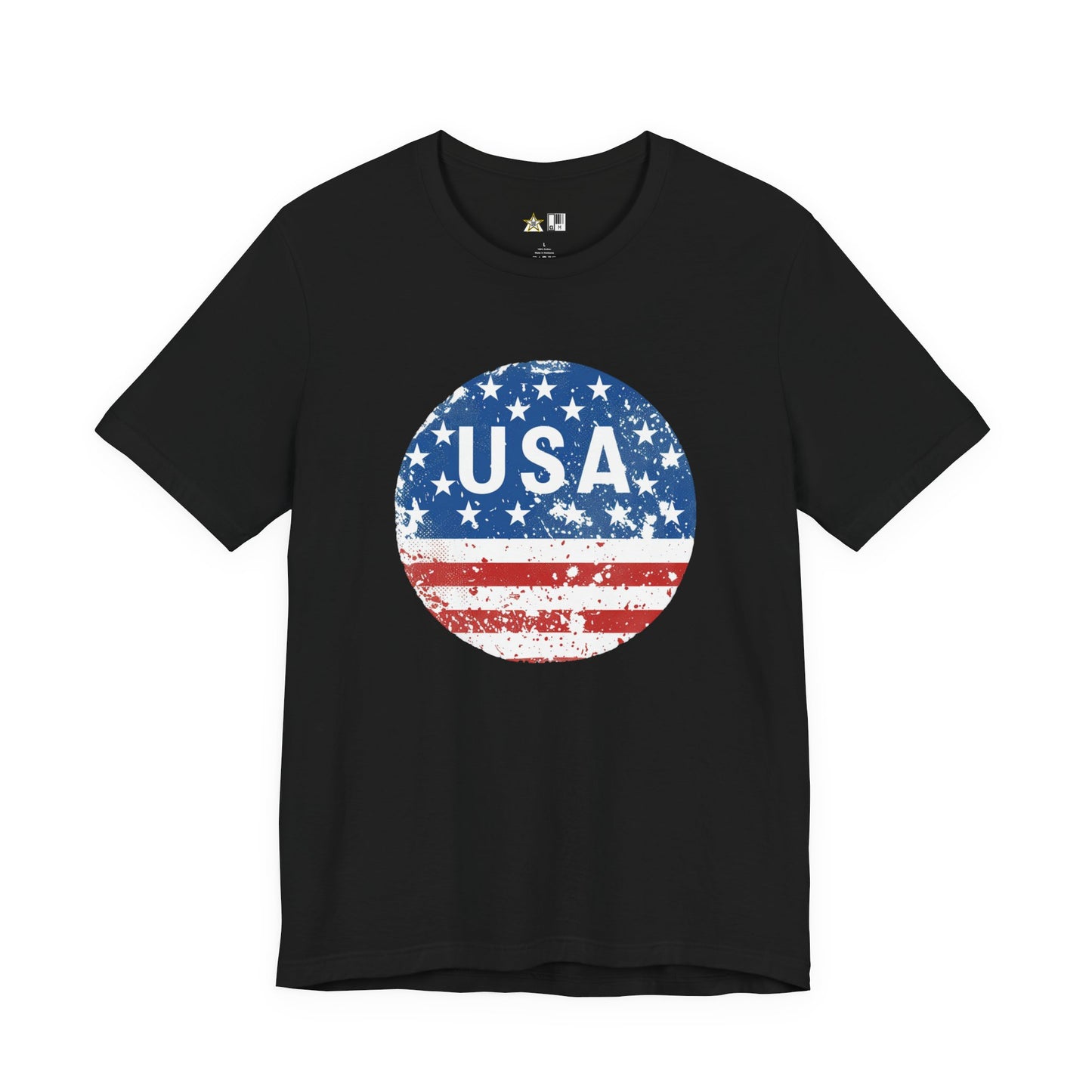 USA Legacy Badge – Unisex Streetwear Graphic Tee