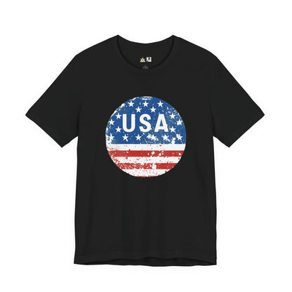 USA Legacy Badge – Unisex Streetwear Graphic Tee