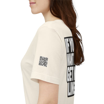 If You Want Me Get in Line – Cocky Flirty Graphic Tee