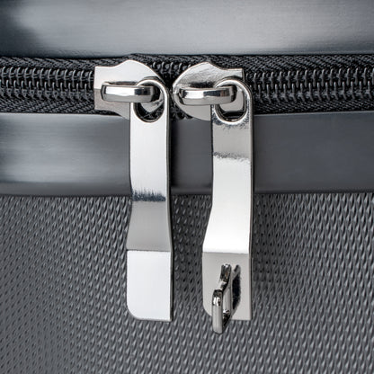 AlphaMens Streetwear Logo Carry-On Suitcase | Hard Shell Spinner Luggage | Travel Cabin Suitcase