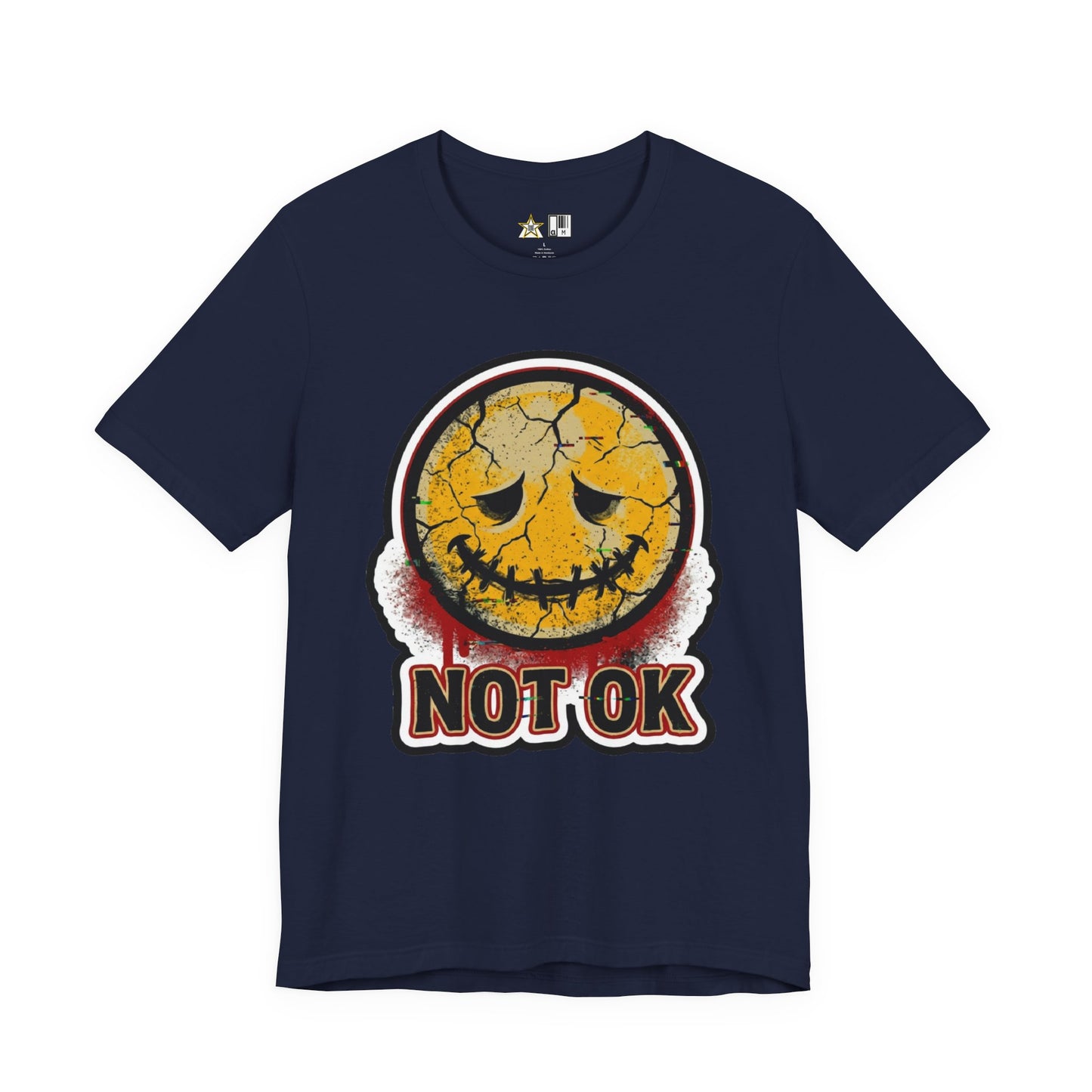 Not Ok unisex streetwear graphic tee