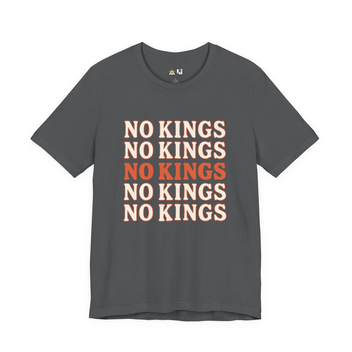 No Kings Pattern Dominance – Unisex Streetwear Graphic Tee
