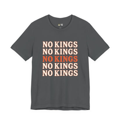 No Kings Pattern Dominance – Unisex Streetwear Graphic Tee