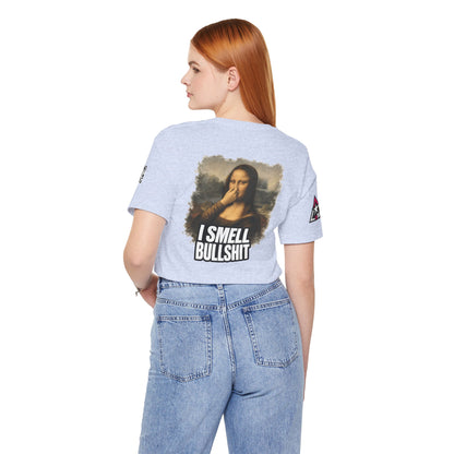 I Smell Bullshit – Funny Mona Lisa Parody Graphic Tee