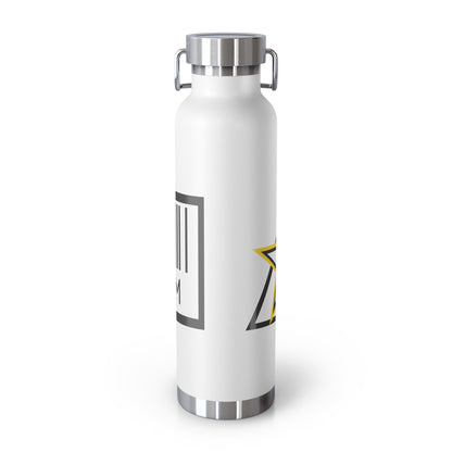 BOUTEILLE ISOTHERME DE 22 OZ – RESTEZ VIGILANT. RESTEZ HYDRATÉ.