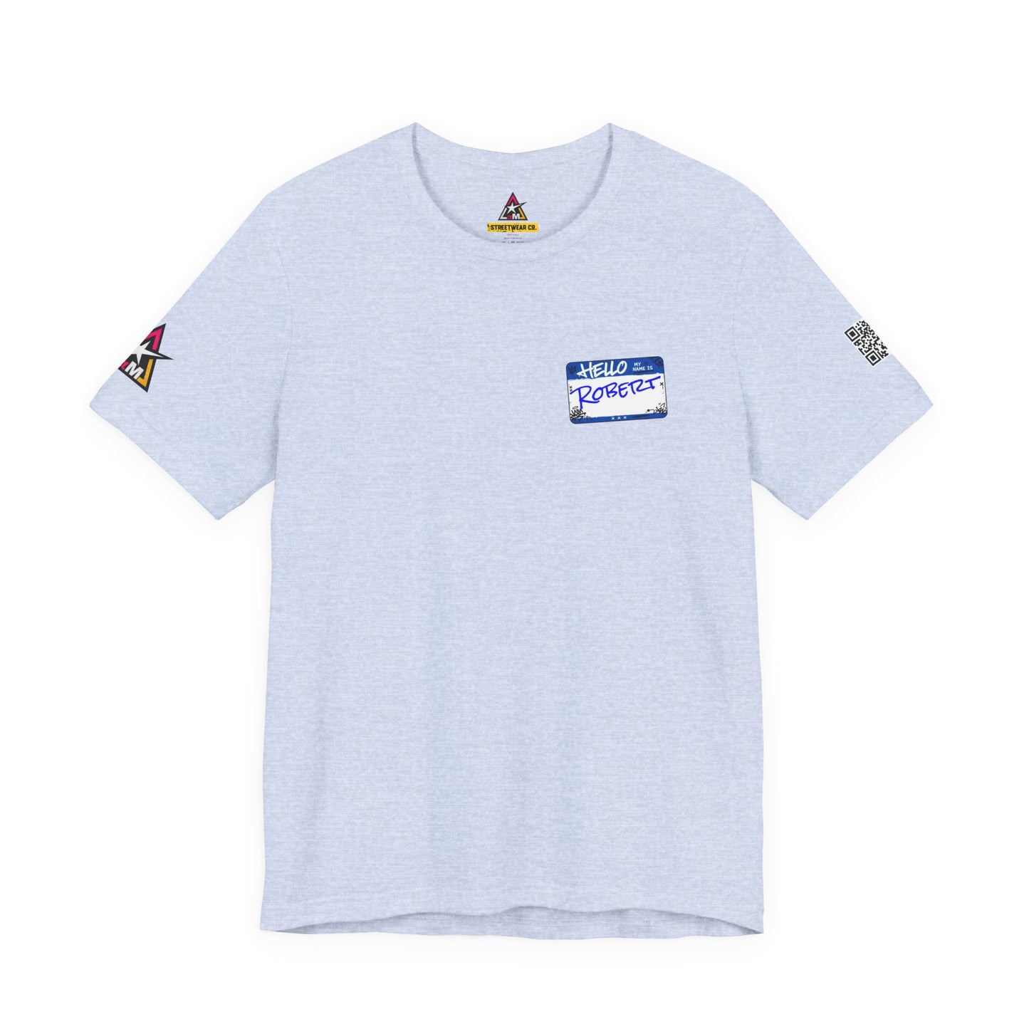 Custom Name Tag – Personalized Streetwear Graphic Tee