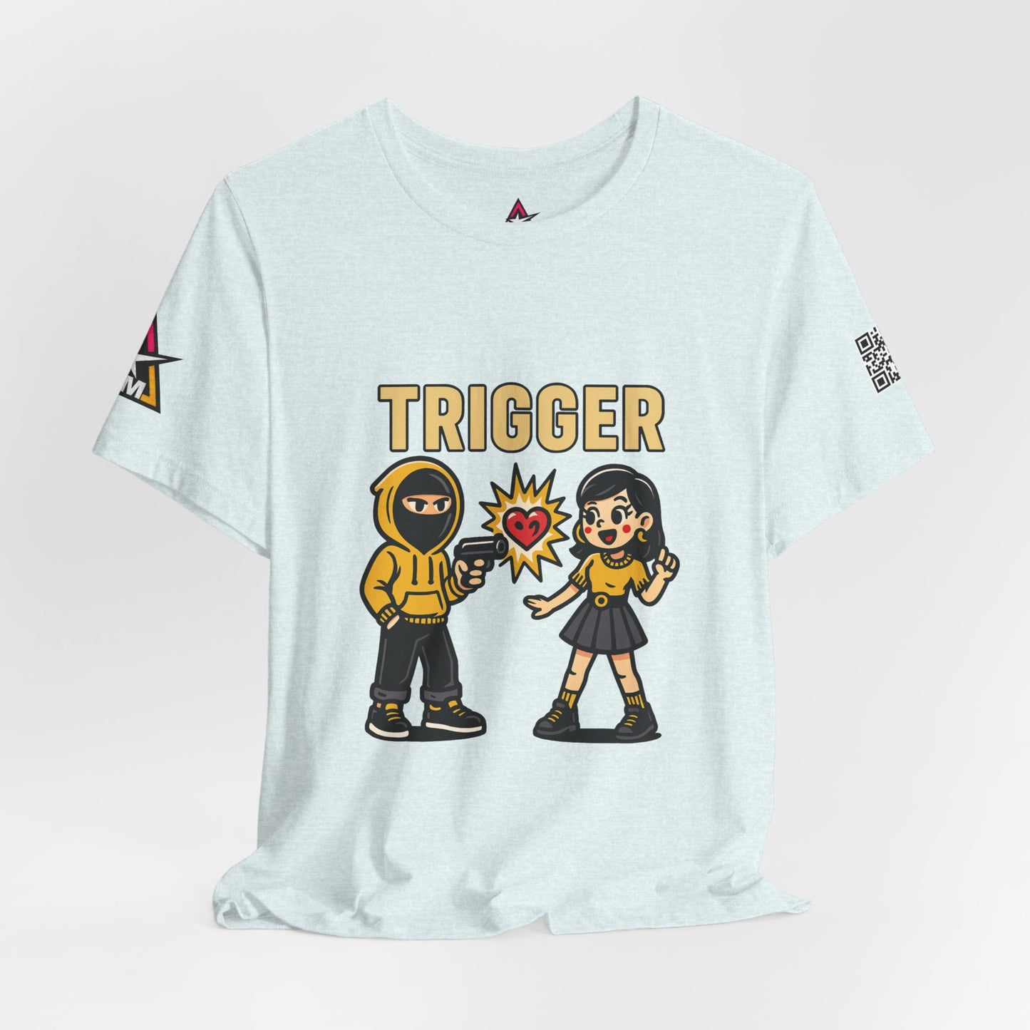 Trigger Graphic T-Shirt | Funny Dating Tee | Toxic Love Streetwear  TRIGGER