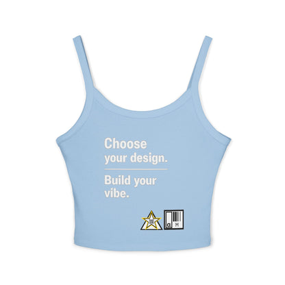 Custom Alpha Spaghetti Tank Choose Your Design Build Your Vibe.