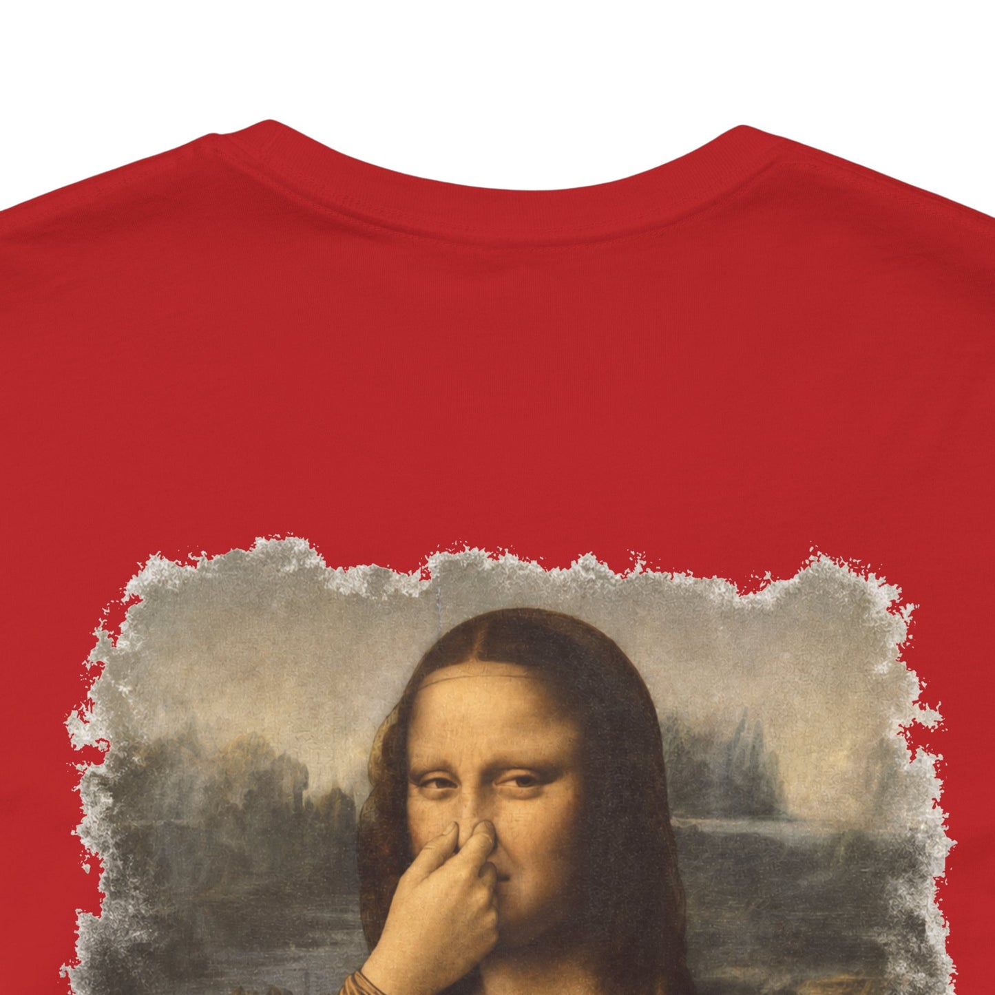 Something Smells Like Bullshit Graphic T-Shirt | Mona Lisa Parody Tee