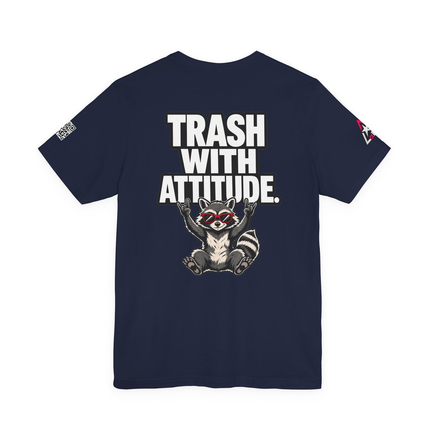 Trash With Attitude – Funny Raccoon Graphic Tee