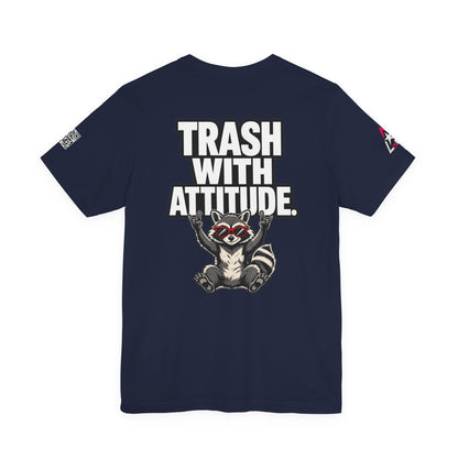 Trash With Attitude – Funny Raccoon Graphic Tee