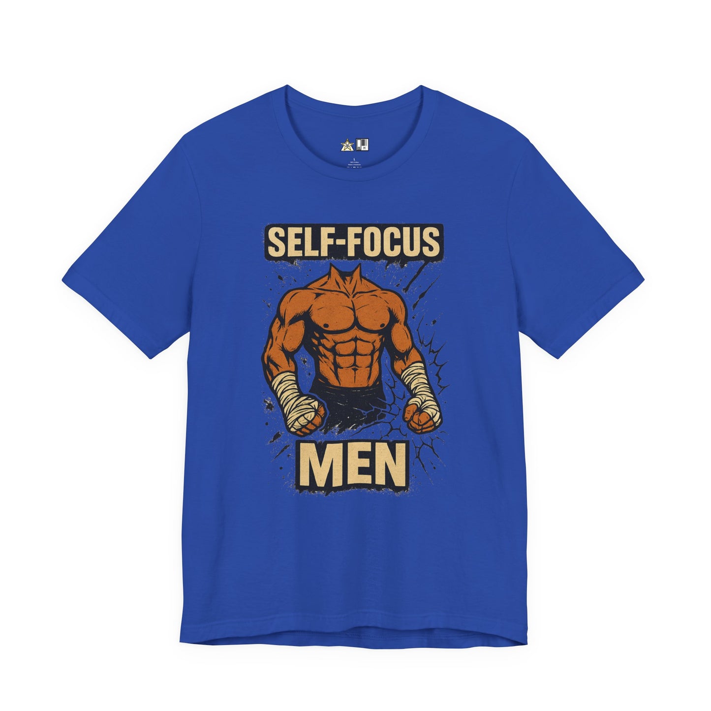 Fighter Self-Focus Men Muscle Power – Unisex Streetwear Graphic Tee