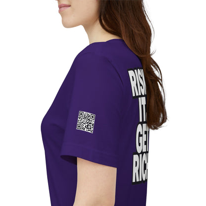 Risk It. Get Rich. – Bold Motivational Graphic Tee