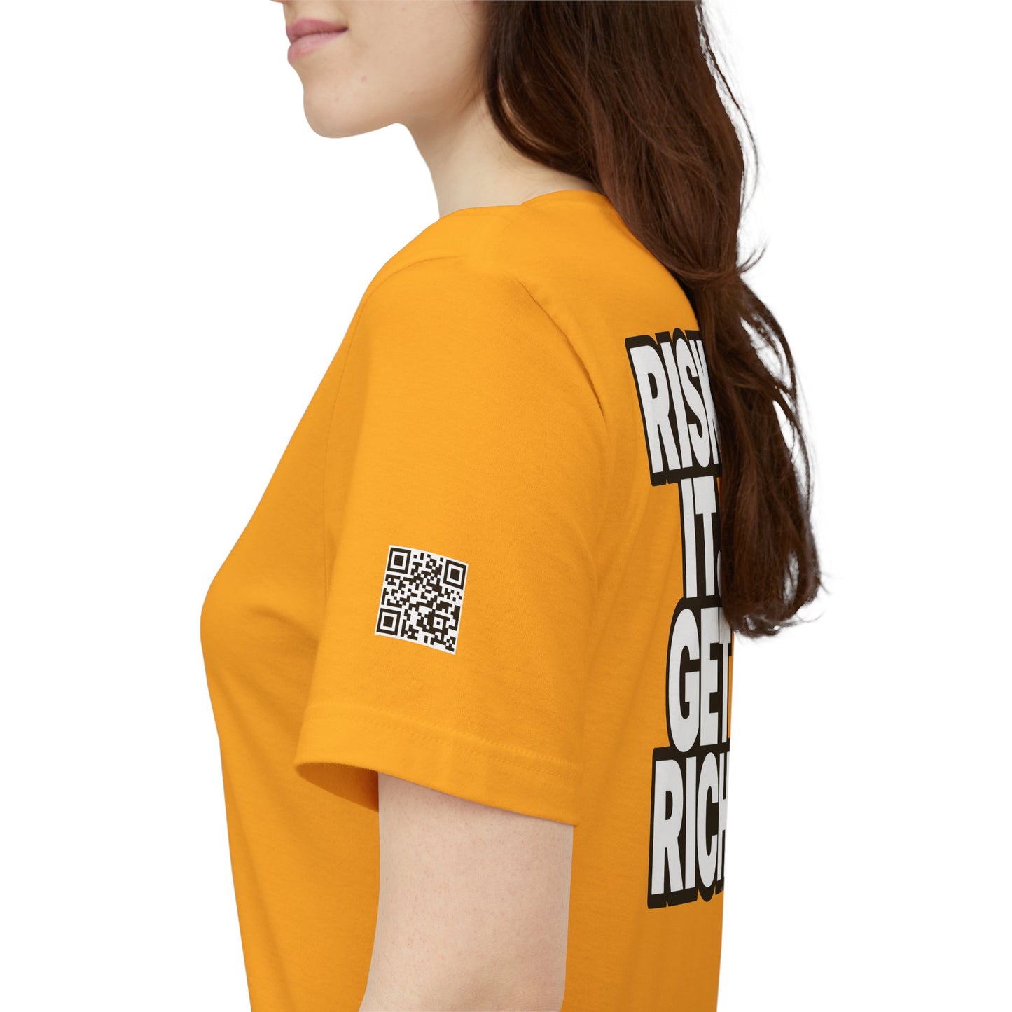 Risk It. Get Rich. – Bold Motivational Graphic Tee