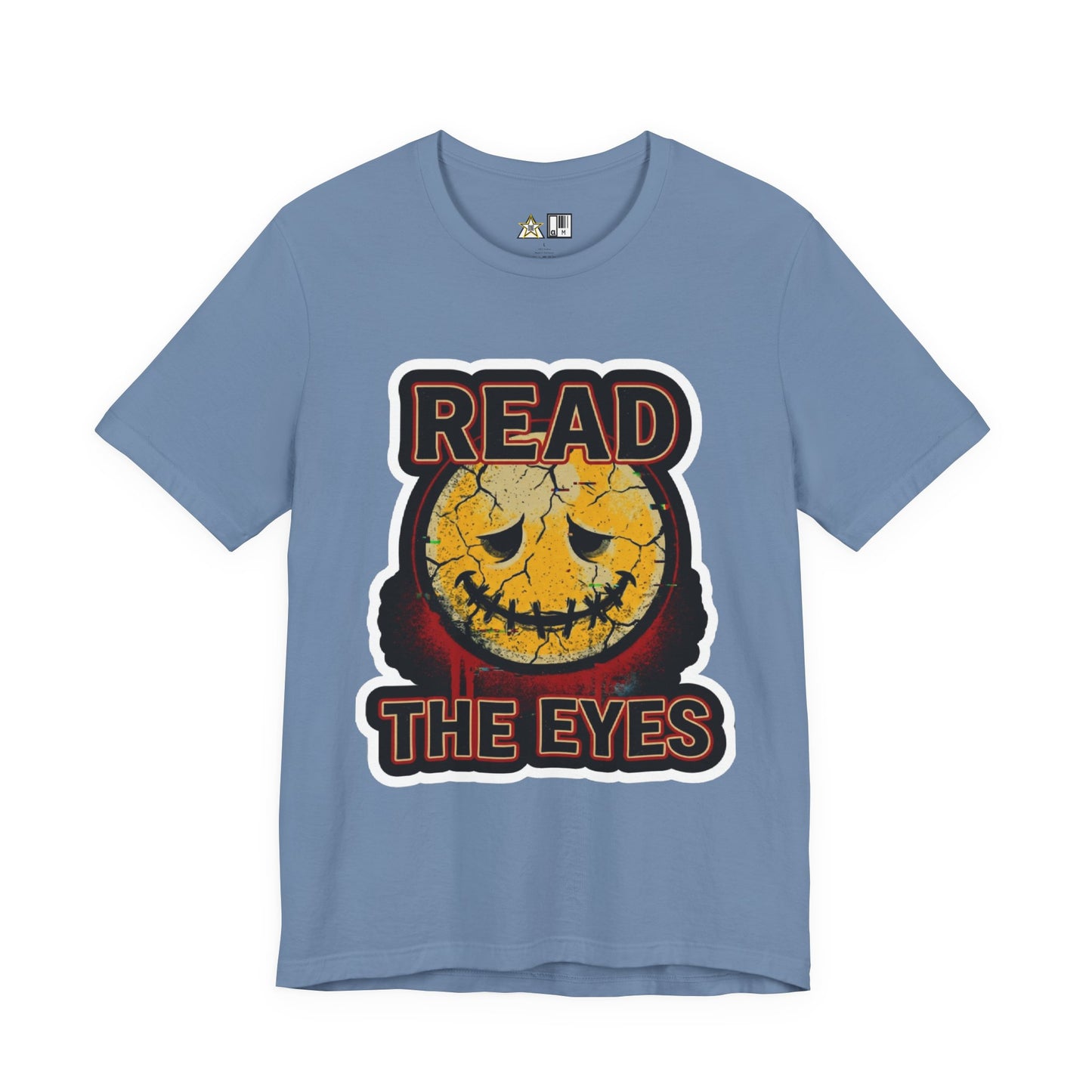 Read The Eyes unisex streetwear graphic tee