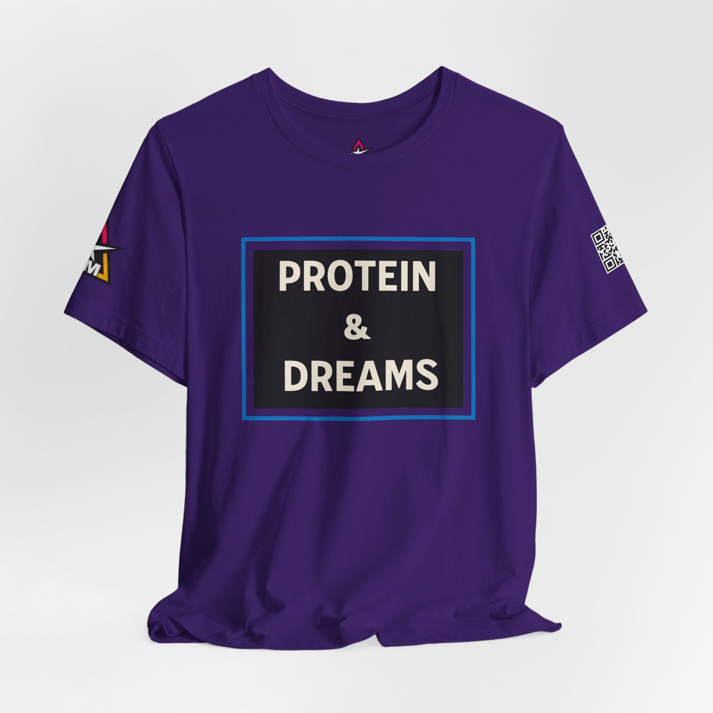 Protein & Dreams Graphic T-Shirt | Fitness Streetwear Tee | Gym Lifestyle Shirt