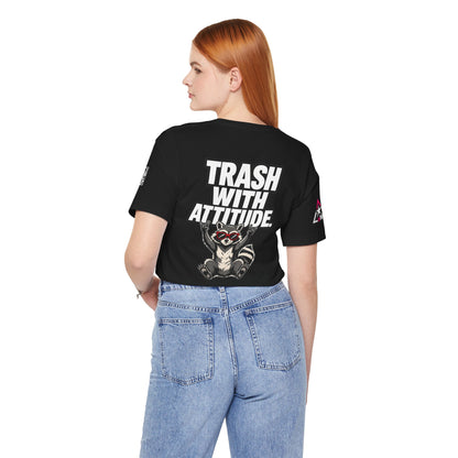 Trash With Attitude – Funny Raccoon Graphic Tee