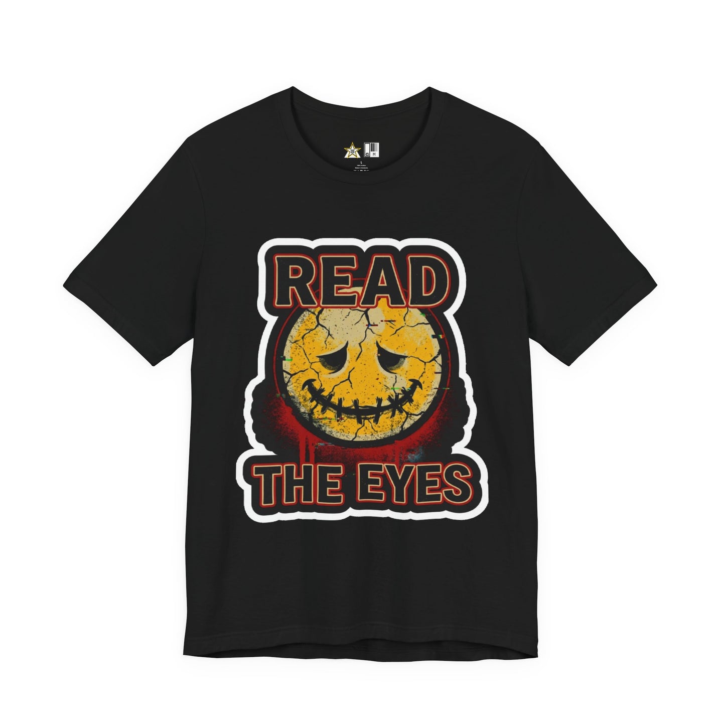Read The Eyes unisex streetwear graphic tee
