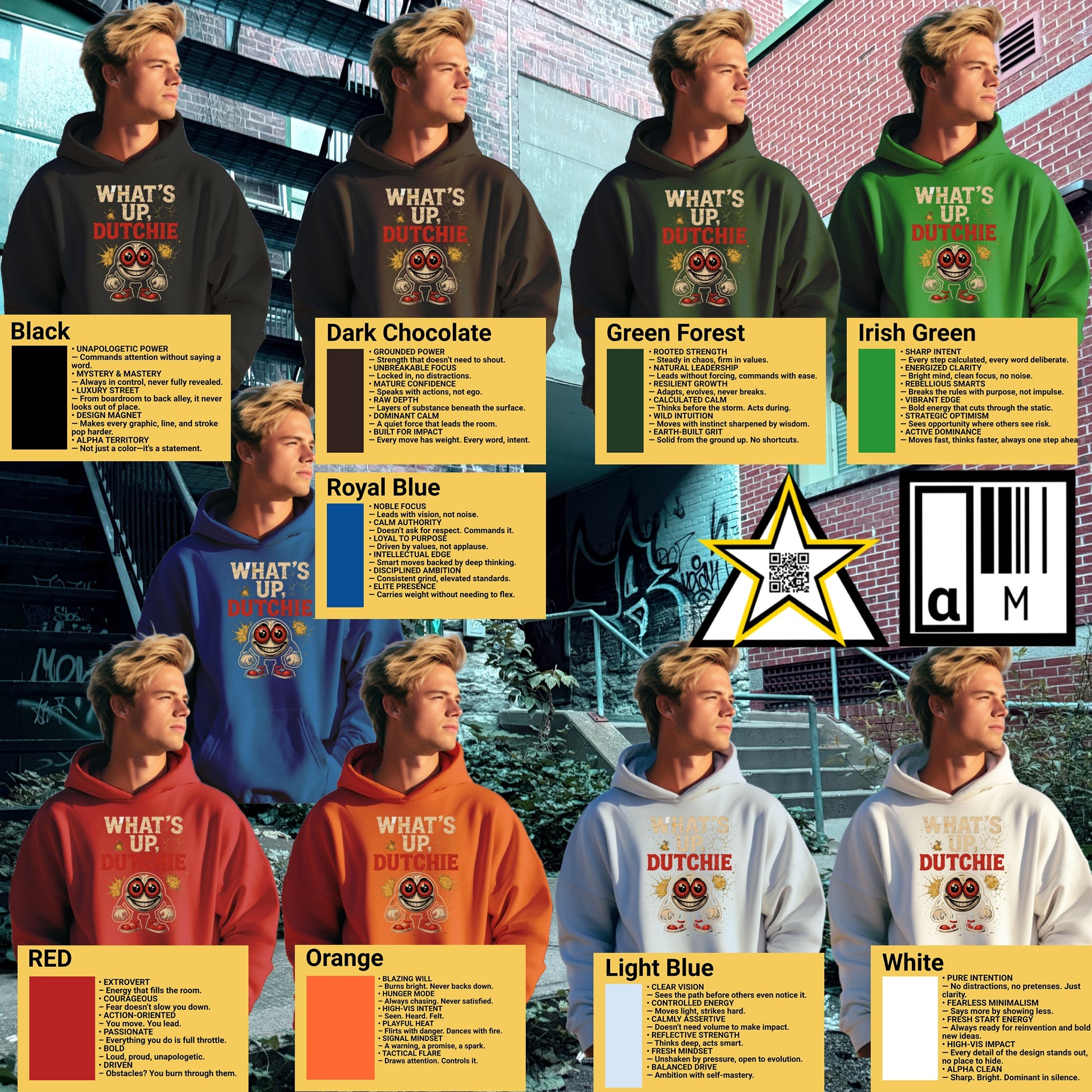 Whats Up Dutchie Meme Hoodie perfect streetwear product type
