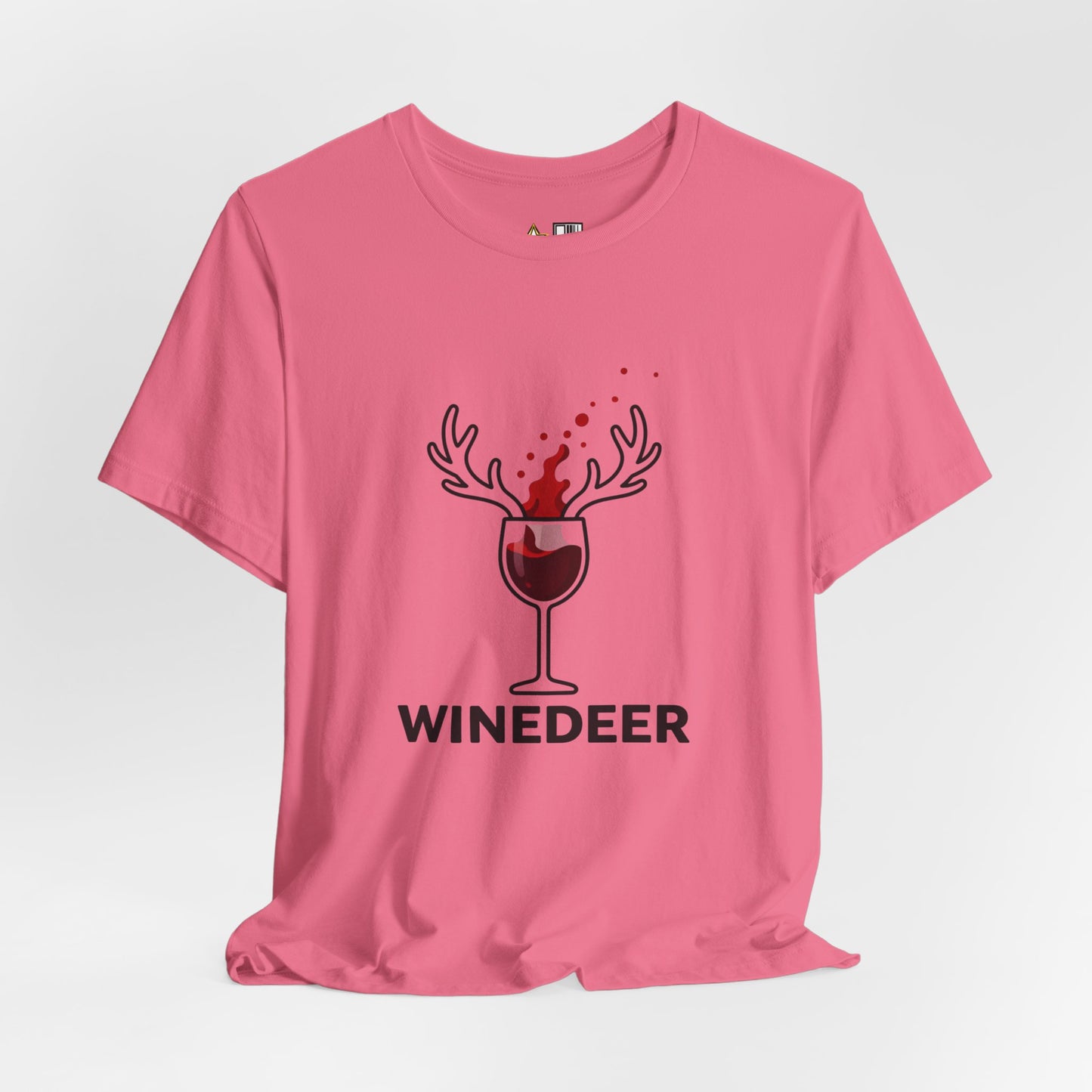 Wine Deer Authority – Unisex Bold Graphic Streetwear Tee