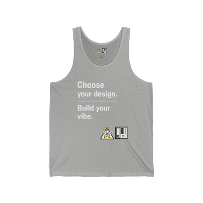 Custom Clean Light Tank Choose Your Design.       Build Your Vibe.