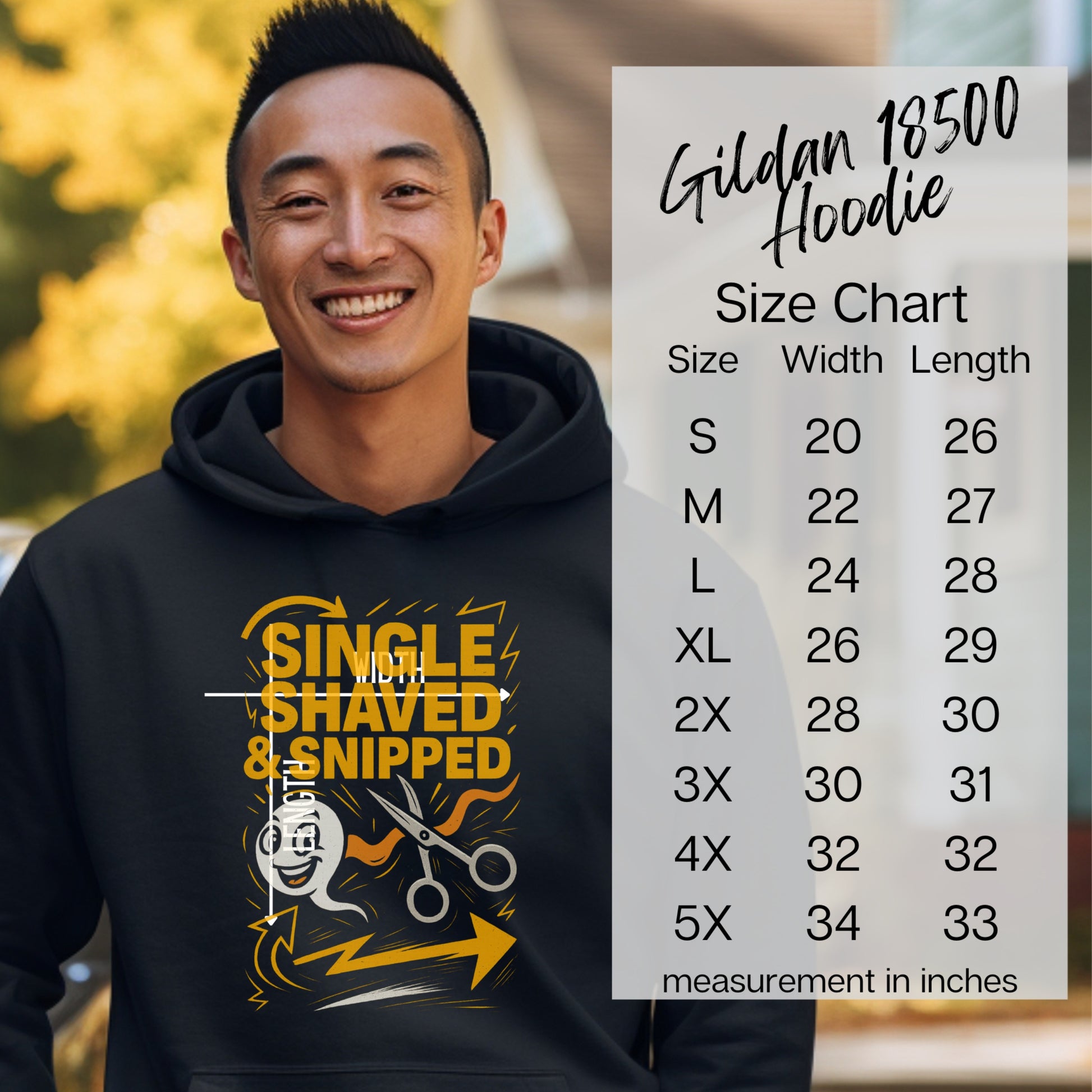 Single Shaved & Snipped Graphic Hoodie Product