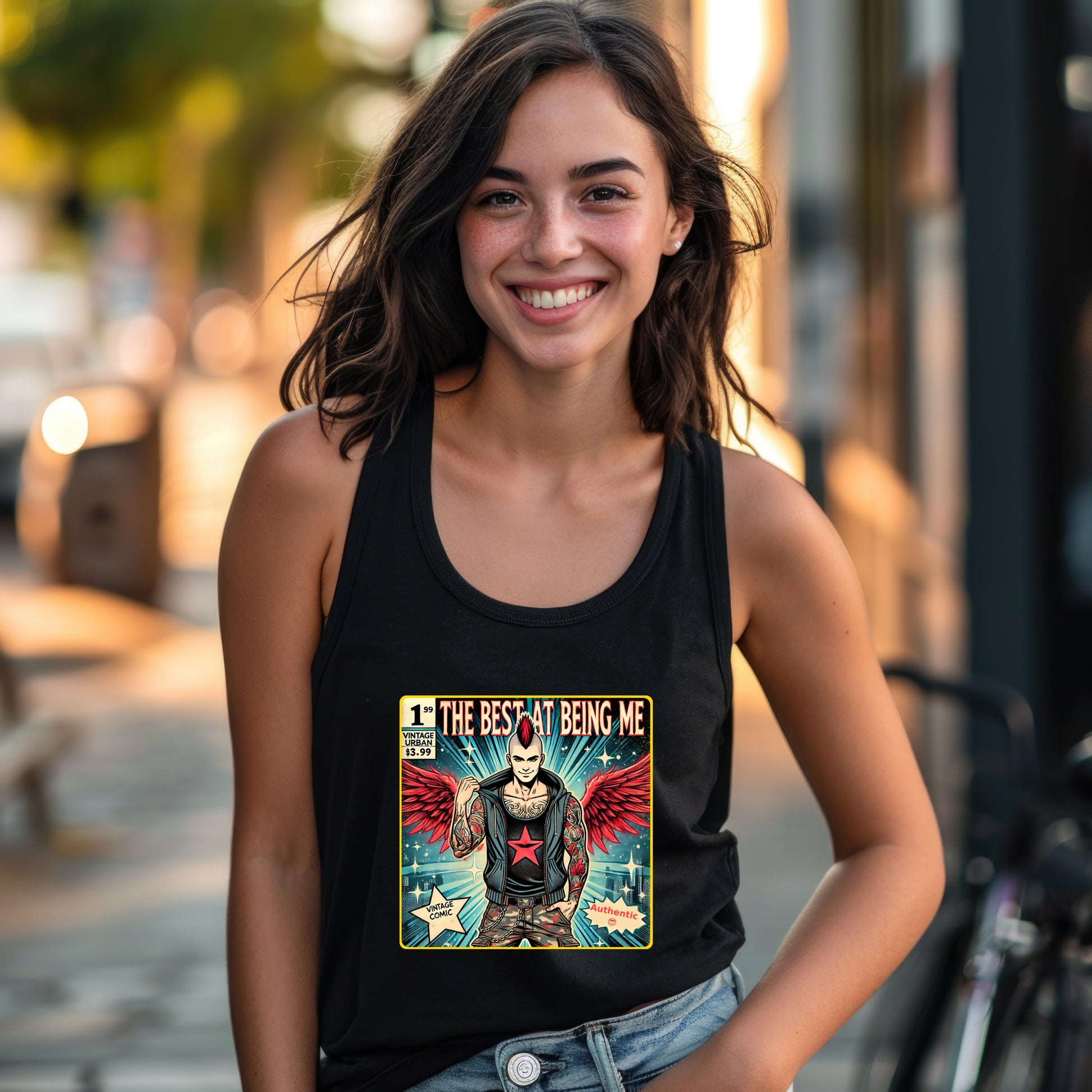 The Best At Being Me Printed Graphic Tank Top Product