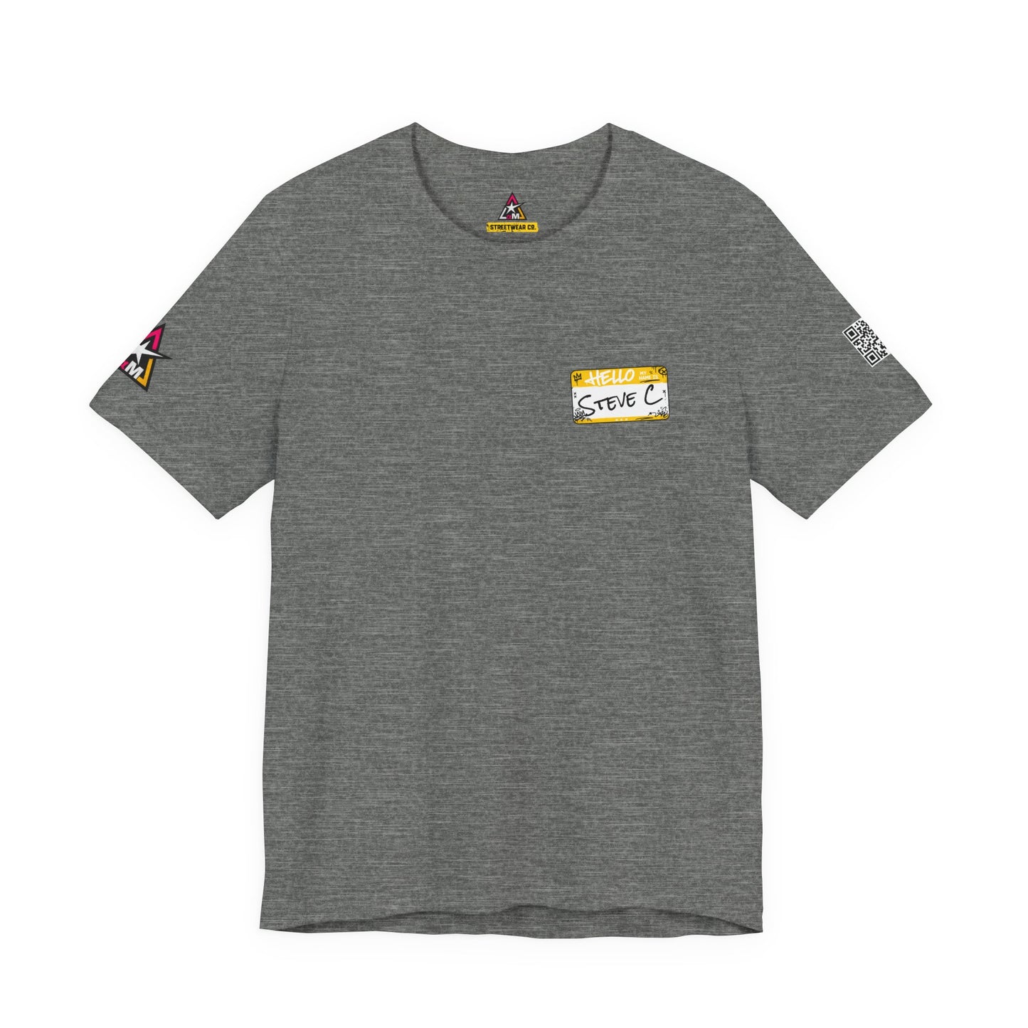 Custom Name Tag – Personalized Streetwear Graphic Tee