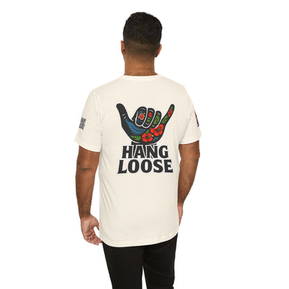 Hang Loose Graphic T-Shirt | Shaka Hand Tee | Tropical Surf Streetwear