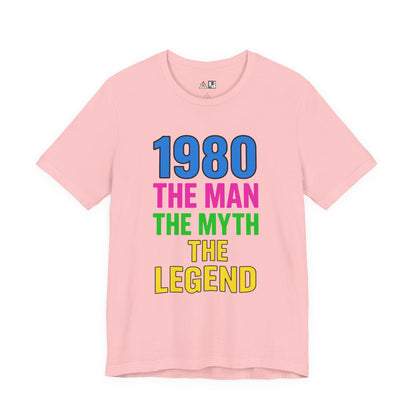 Born a Legend Since 1980 (editable)– Unisex Streetwear Graphic Tee