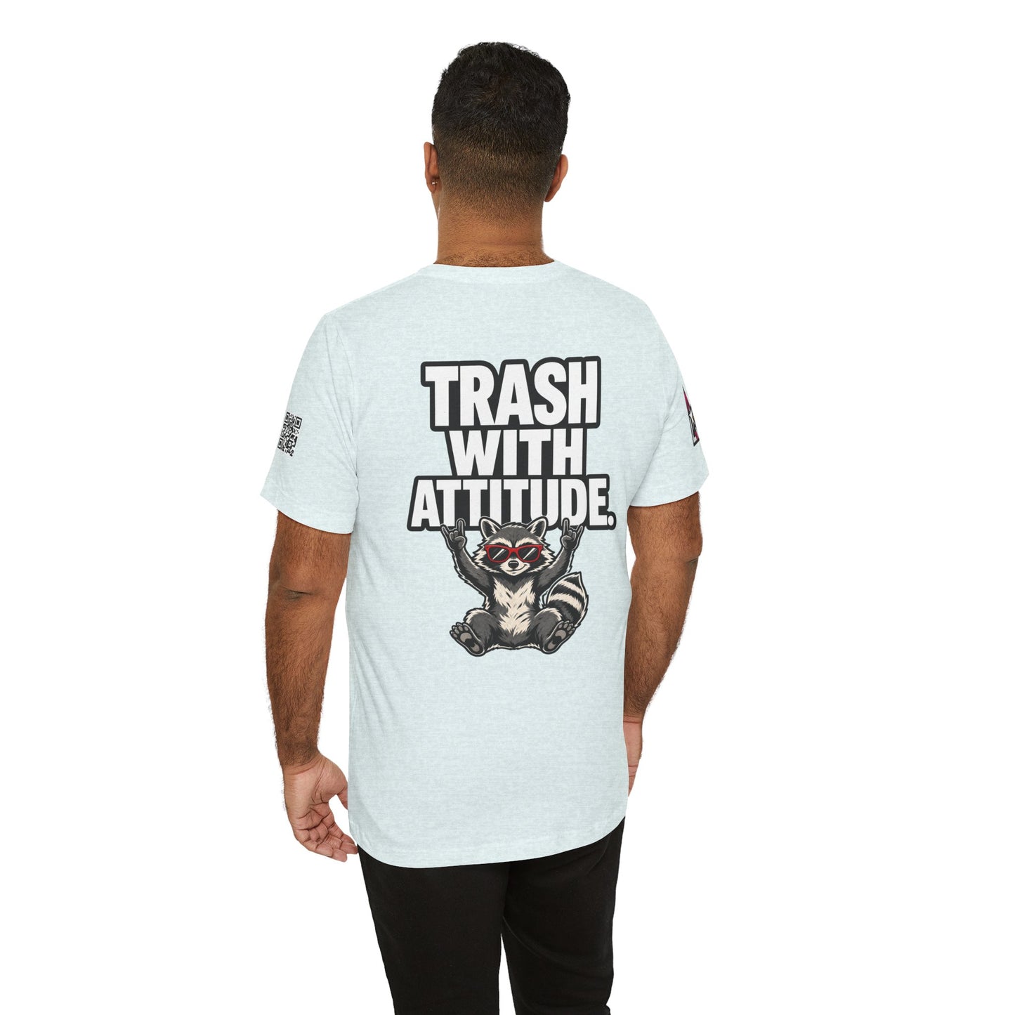 Trash With Attitude – Funny Raccoon Graphic Tee