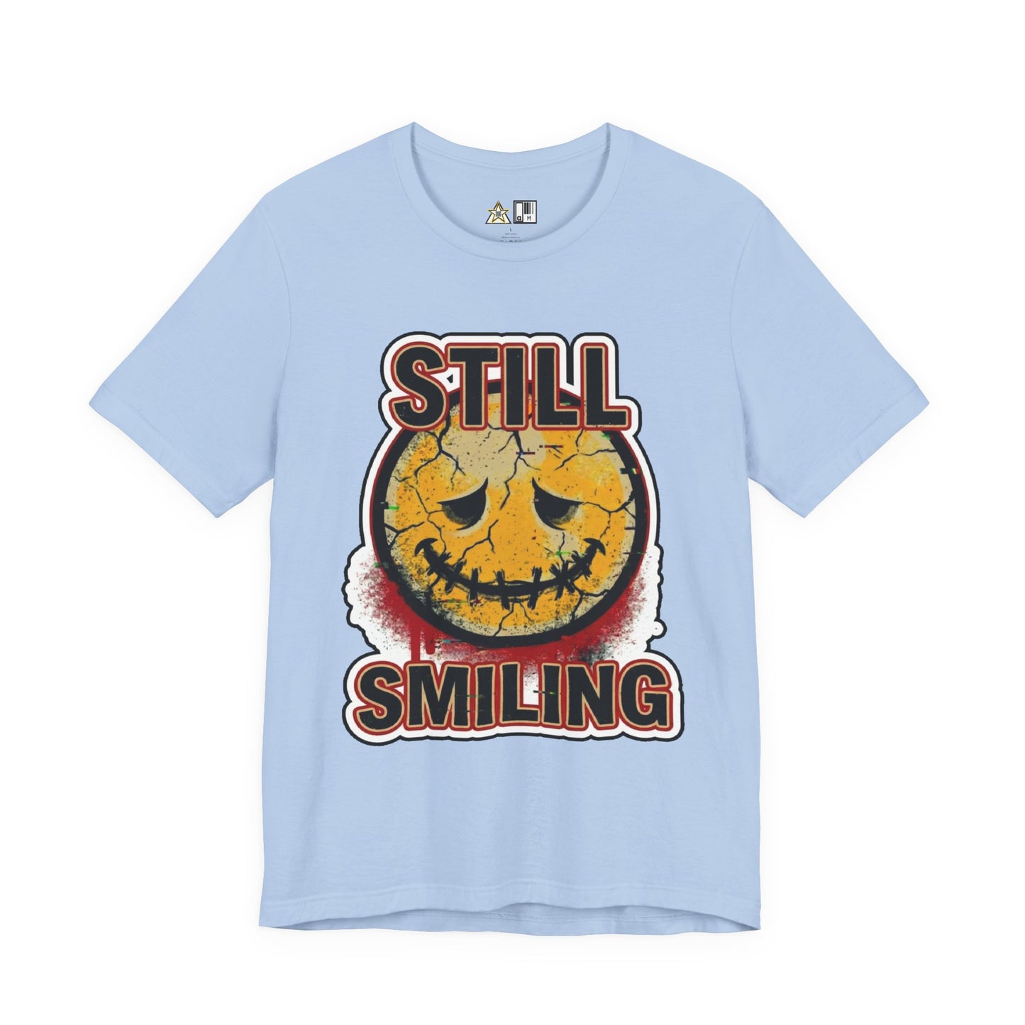 Still Smiling unisex streetwear graphic tee