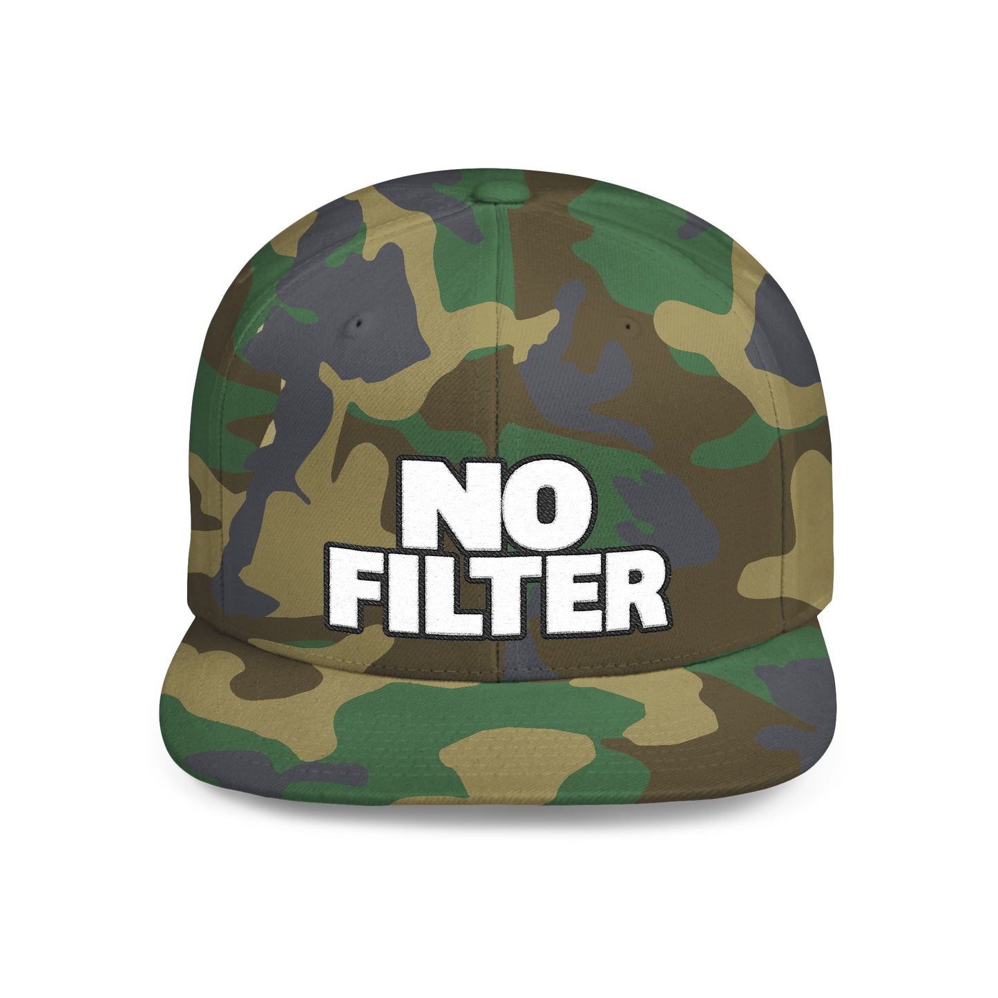 No Filter – Bold Sarcastic Streetwear Snapback