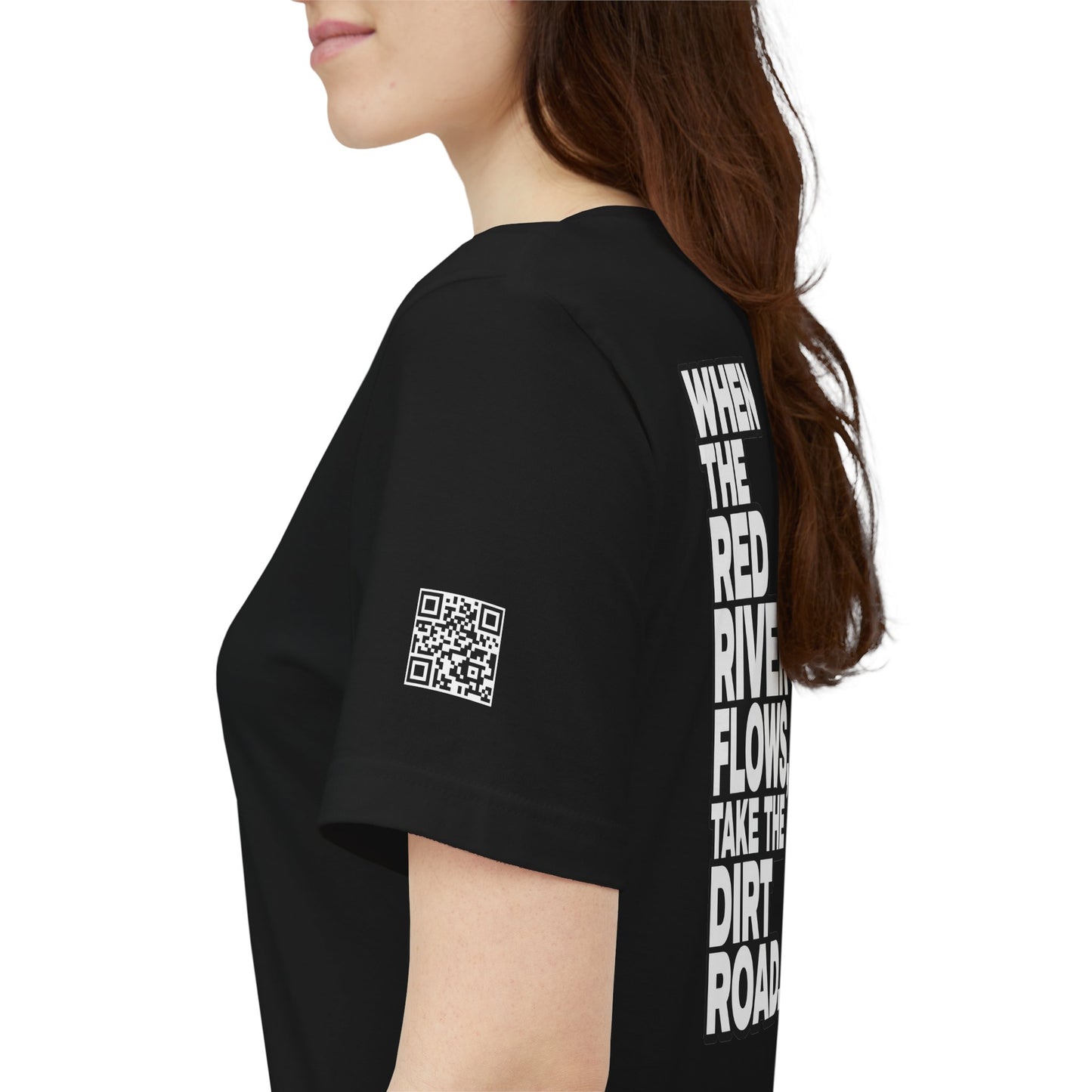 When the Red River Flows, Take the Dirt Road – Funny Adult Humor Graphic Tee