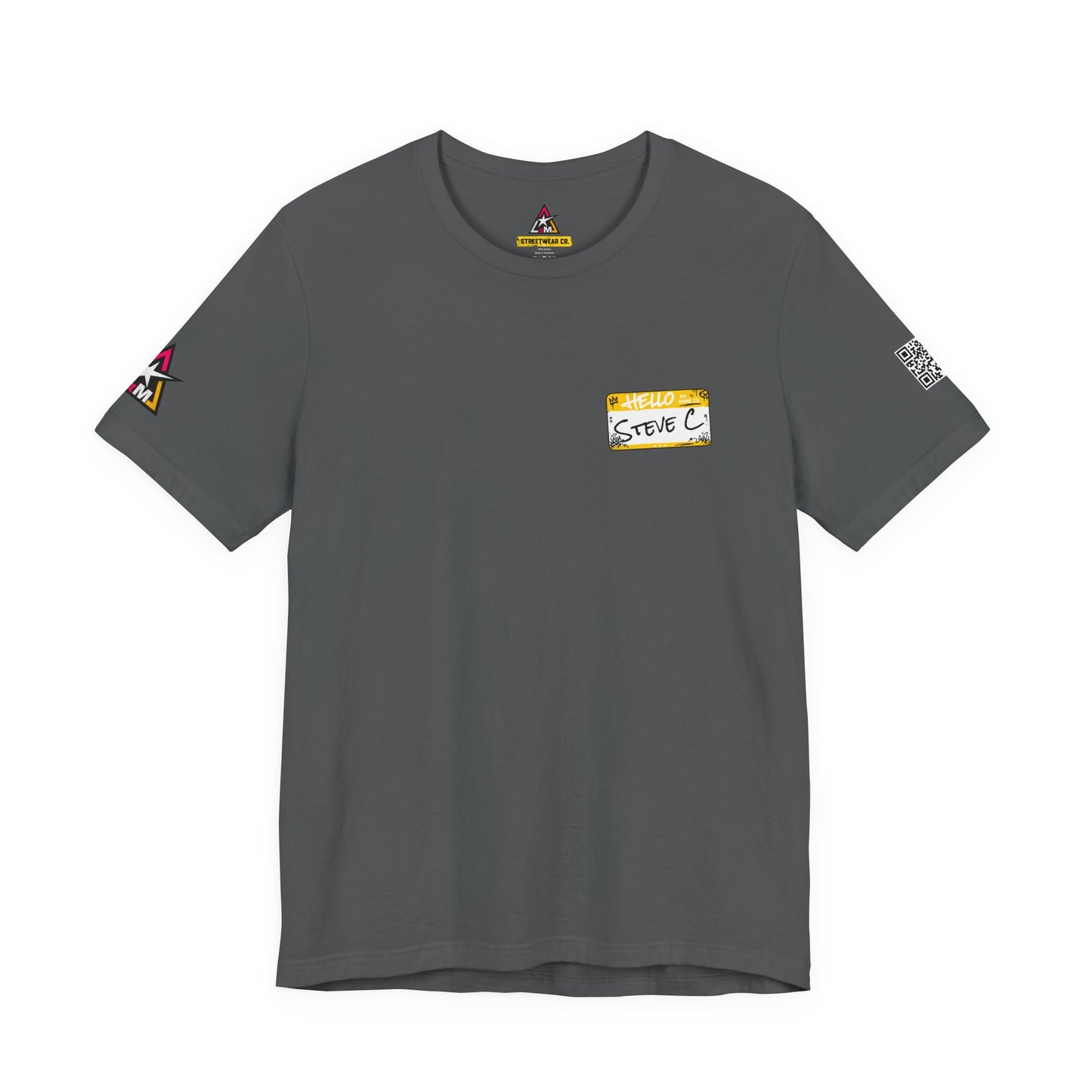 Custom Name Tag – Personalized Streetwear Graphic Tee