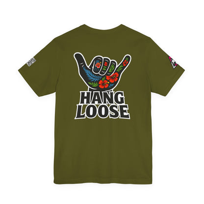 Hang Loose Graphic T-Shirt | Shaka Hand Tee | Tropical Surf Streetwear