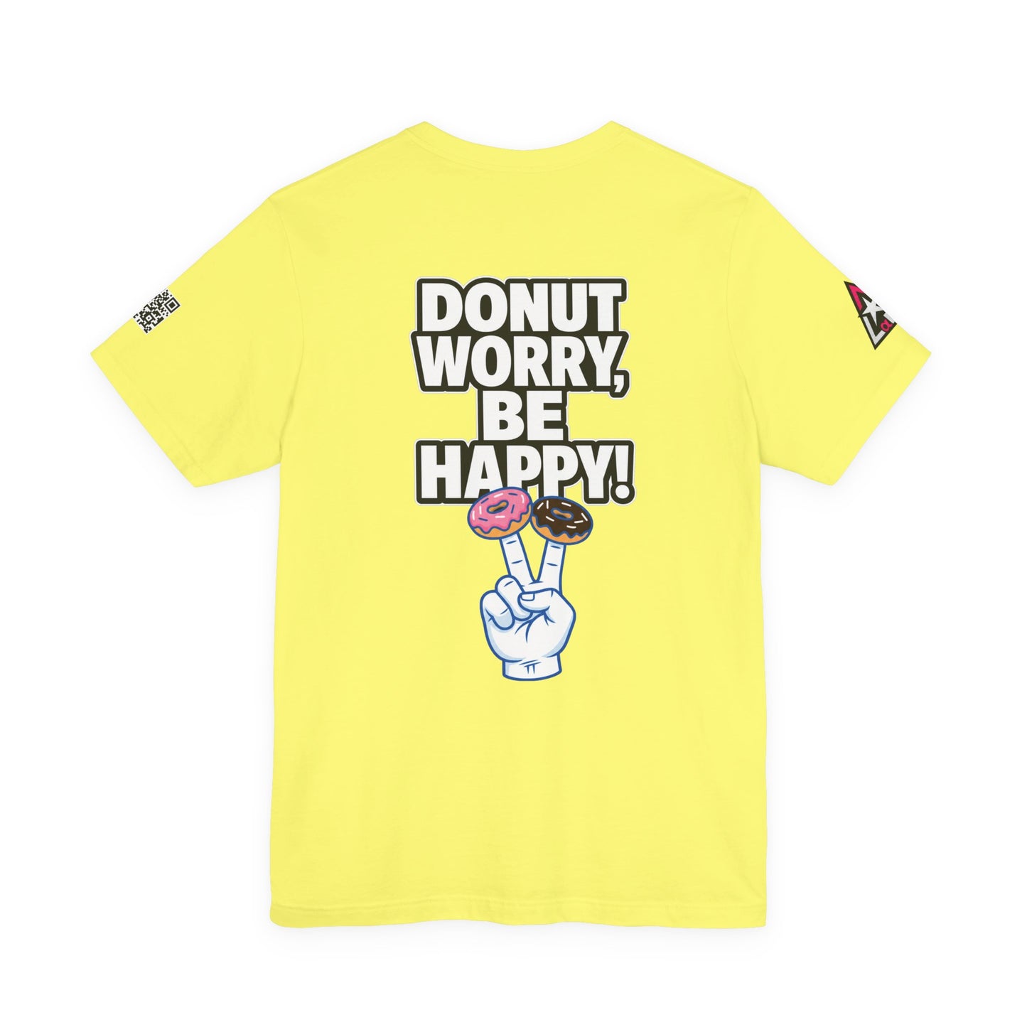 Donut Worry, Be Happy – Funny Donut Graphic Tee
