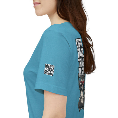 Cute Face, Trash Taste – Funny Raccoon Graphic Tee