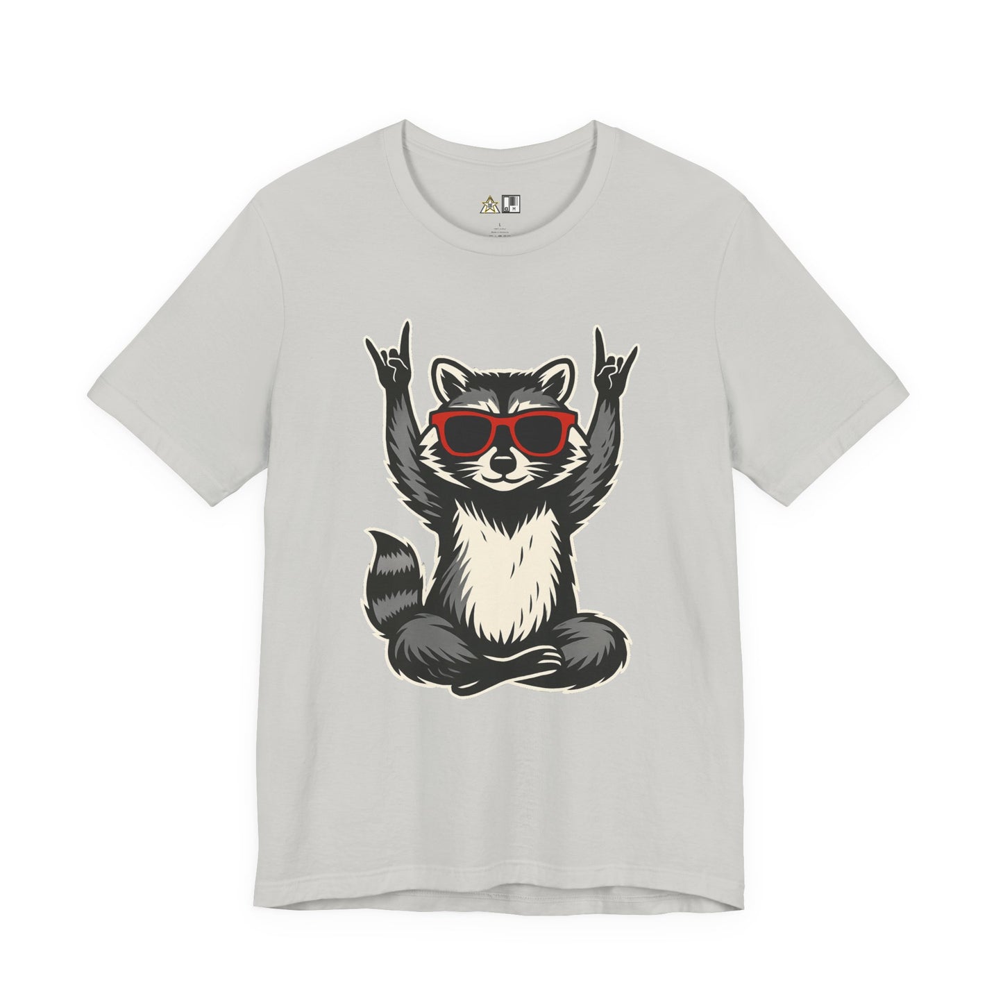 Wild Raccoon Icon Tee – Unisex Streetwear Graphic Tee