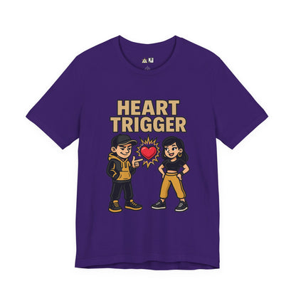 Heart Trigger – Unisex Streetwear Graphic Tee