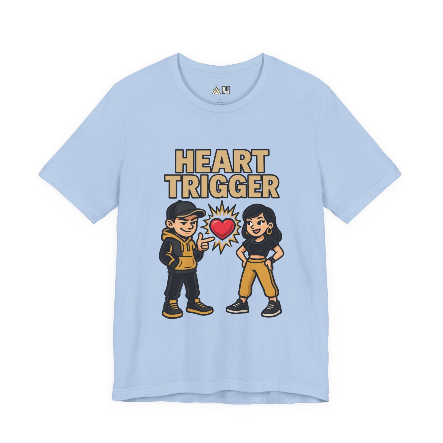 Heart Trigger – Unisex Streetwear Graphic Tee